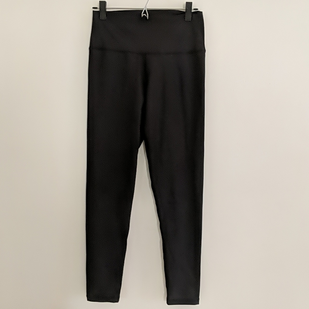 Aerie Chill. Play. Move Shine Black Leggings Large
